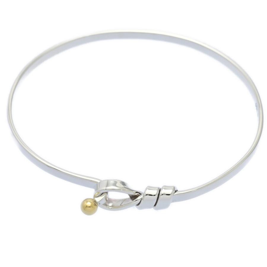 ティファニー Tiffany&Co. フック＆アイ バングルSV925 K18 TIFFANY&Co.（ティファニー） (年末セール) フック＆アイバングル