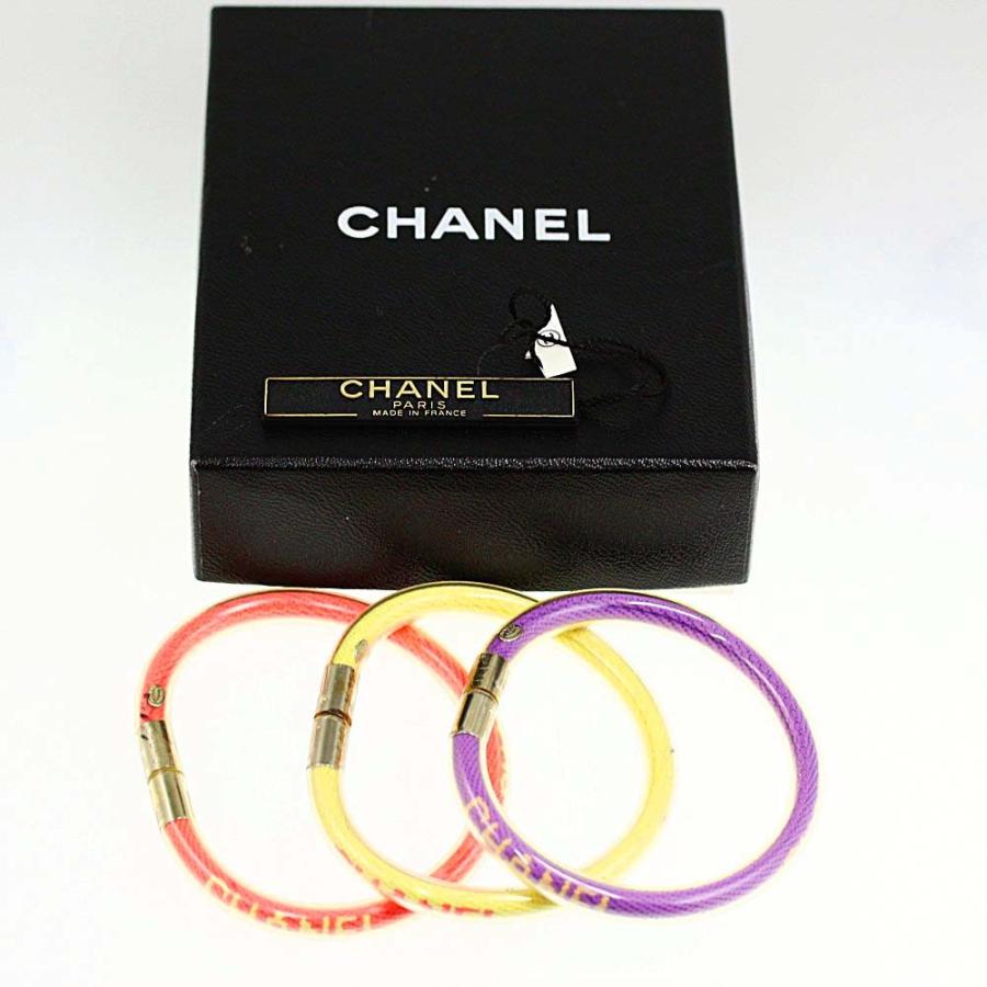CHANEL シャネル ロゴチューブ ブレスレット バングル/A14517 CHANEL シャネル ロゴチューブ ブレスレット バングル/A14517