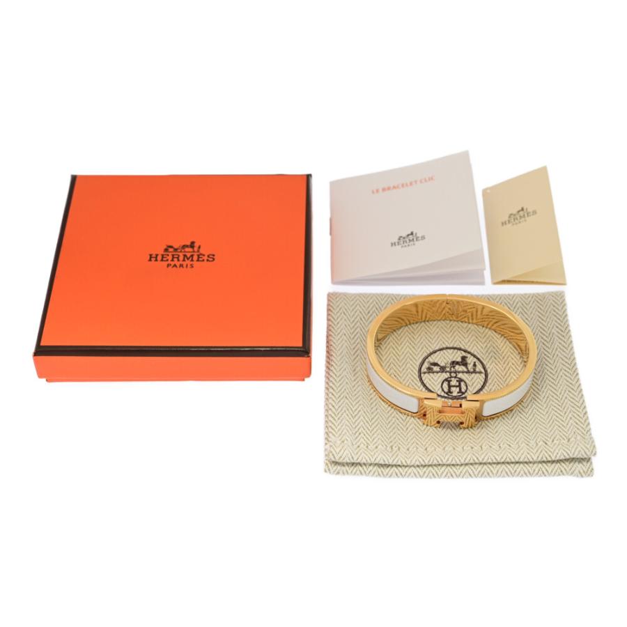HERMES エルメス クリッククラックPM・バングル/合金/メッキ
