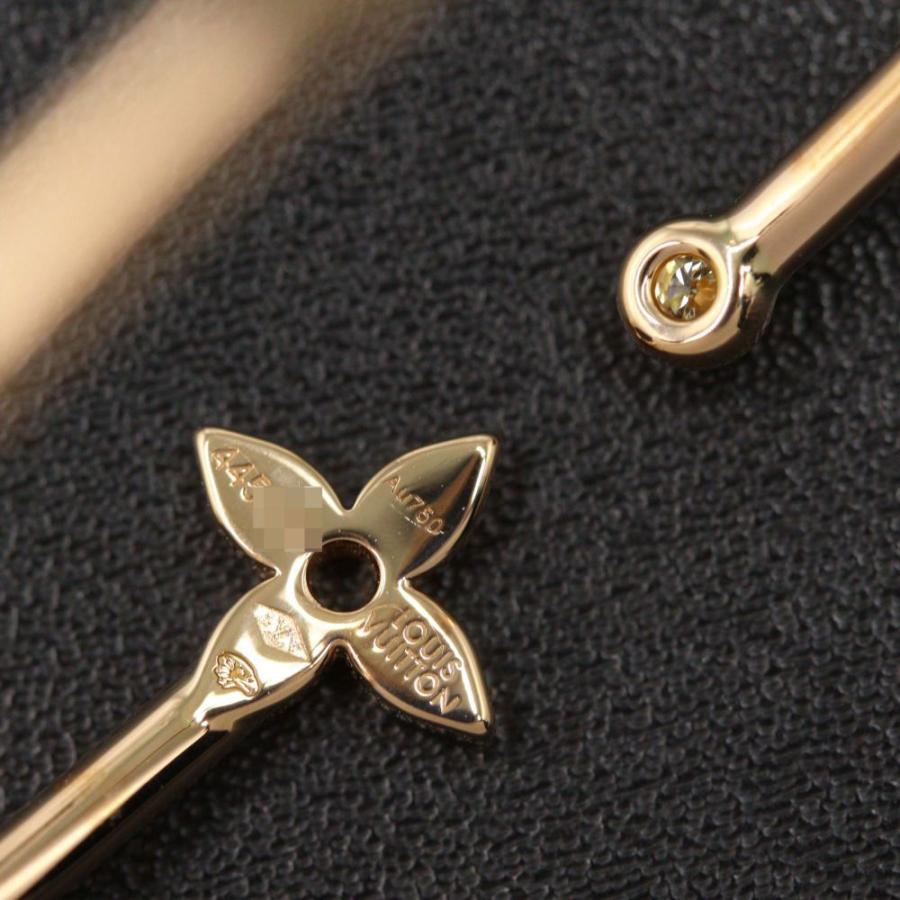 高級　美品　ルイヴィトン ダイヤ ブラスレツイストブロッサム バングル K18 ルイヴィトン ブラスレ ツイスト ブロッサム ダイヤモンド