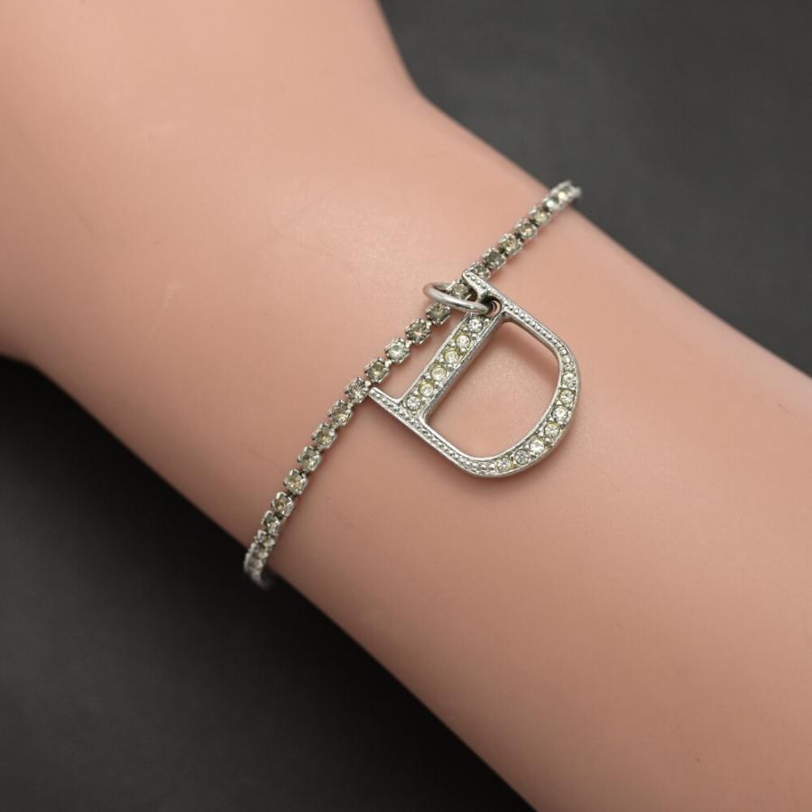 Christian Dior クリスチャンディオール ロゴ ラインストーン