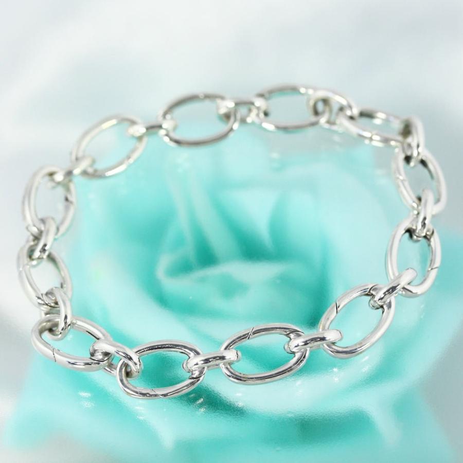 TIFFANY&Co. ティファニー リンククラスプブレスレット・無垢 TIFFANY&Co. ティファニー リンククラスプブレスレット・無垢