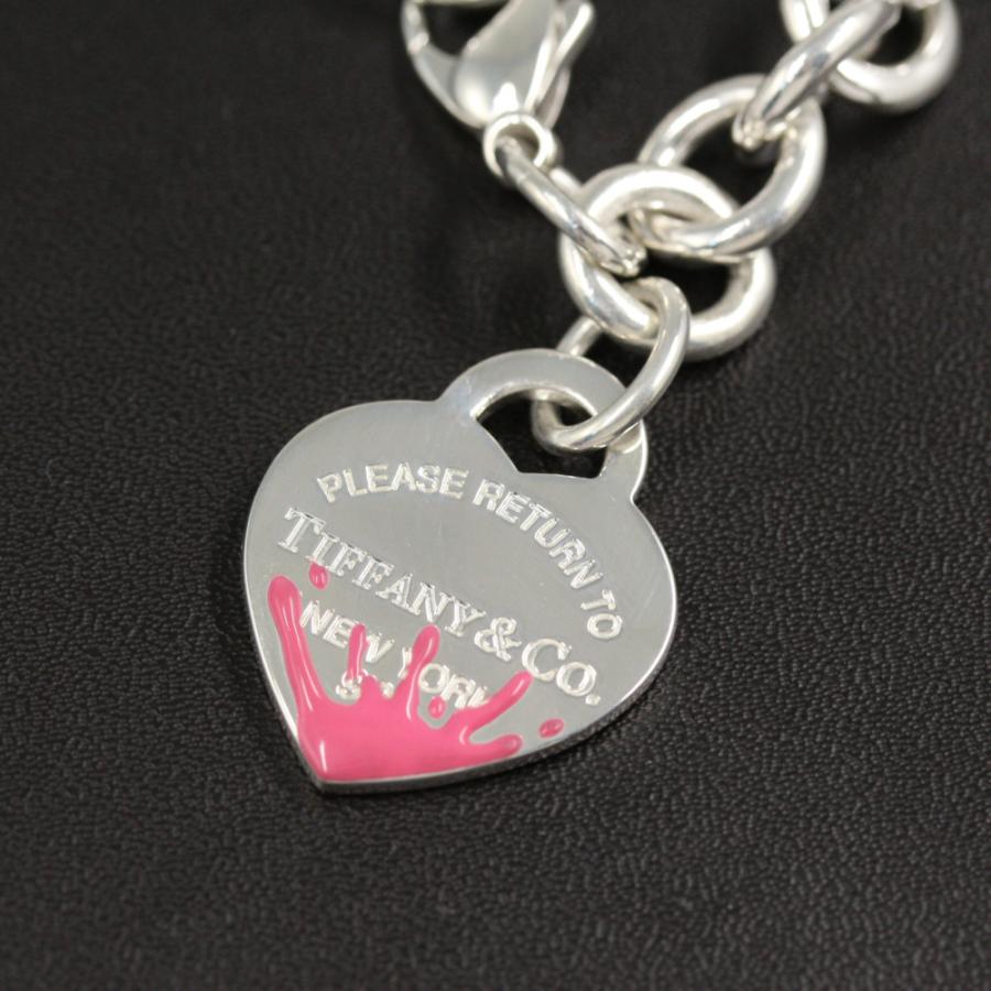 Tiffany & Co. ハート ブレスレット ピンク TIFFANY&Co. ティファニー ブレスレット RTT ピンク ミニハート