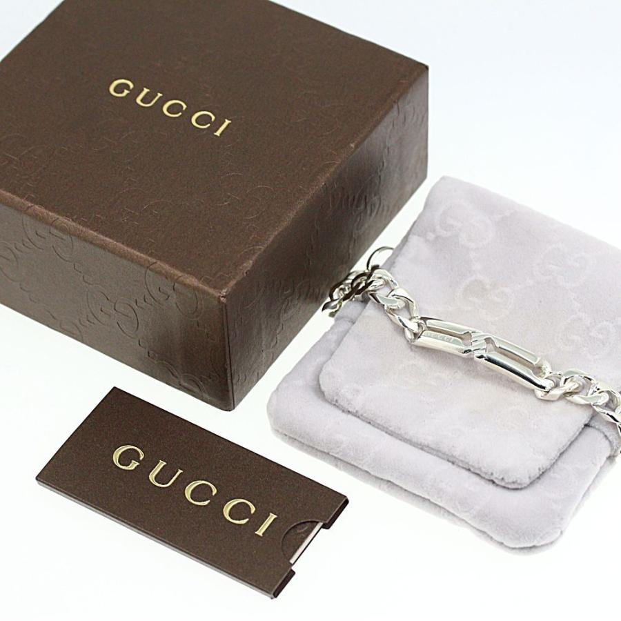 【GUCCI】ノットブレスレット/313467/17 GUCCI グッチ ノットブレスレット 喜平チェーン Ag925 シルバー