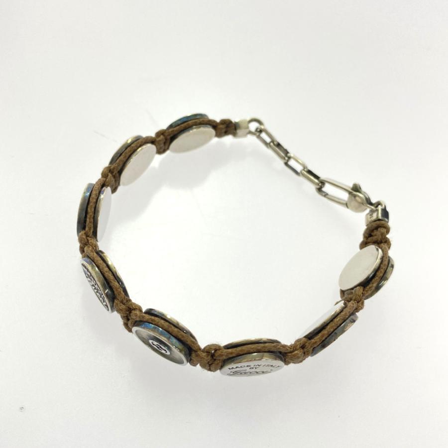 GUCCI（グッチ） アイコンロゴコインブレスレット/Sv925-34.8g