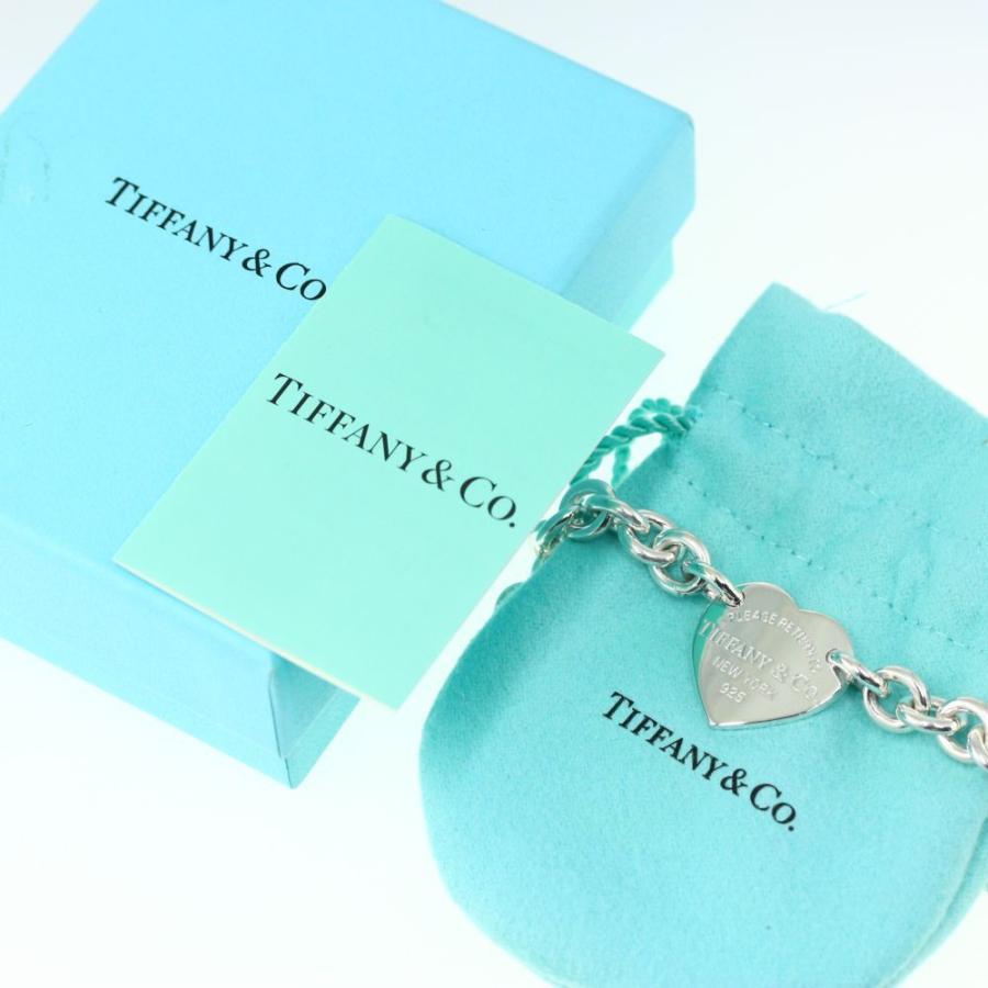 Tiffany & Co. ハート型チェーンブレスレット ティファニー ハートタグ チェーン ブレスレット シルバー925