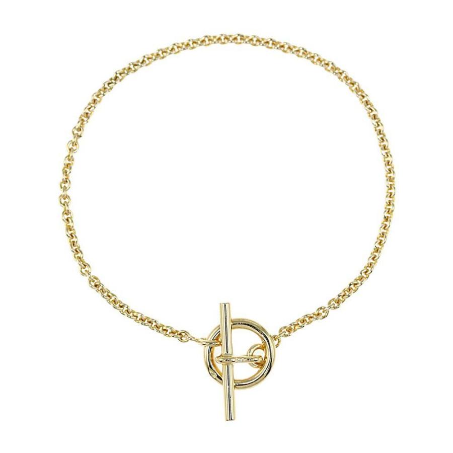 HERMES エルメス エシャぺ ブレスレット K18YG HERMES エルメス エシャペブレスレットSM グレナンチェーン