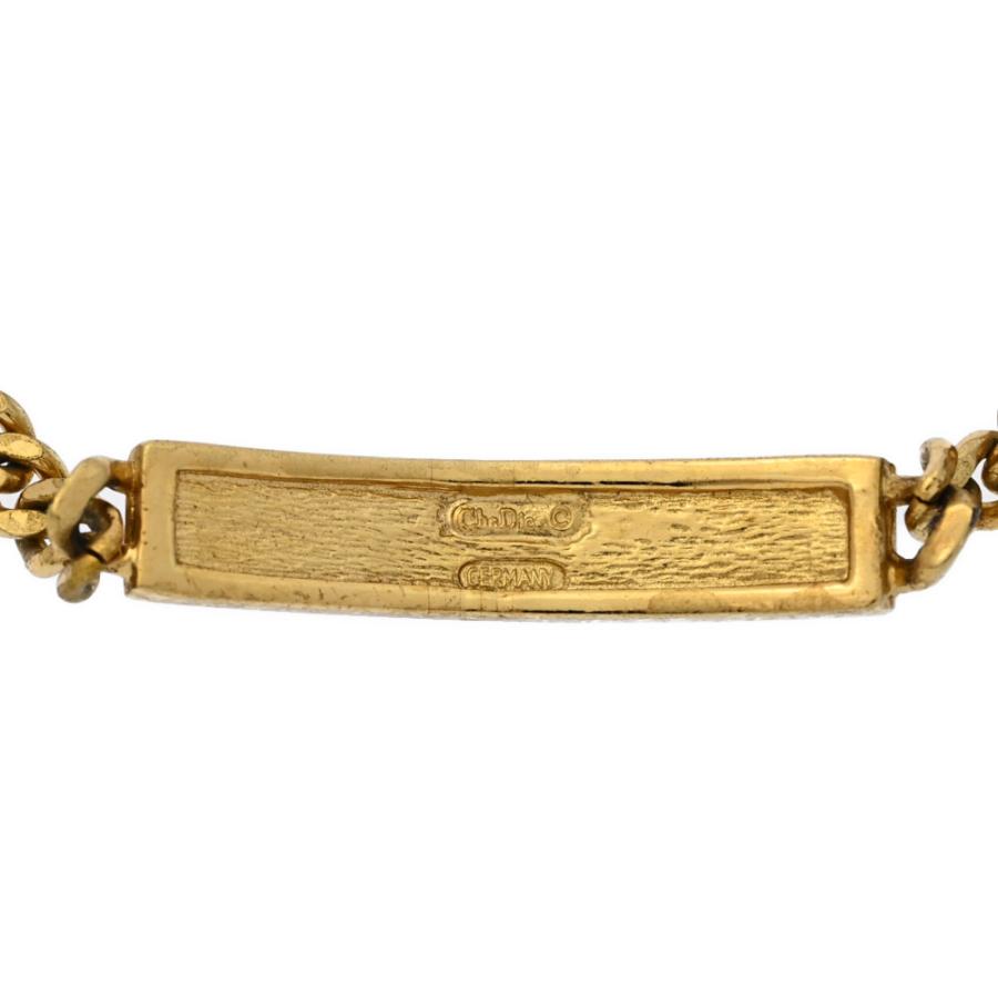 Dior ロゴブレスレット 金色メッキ ゴールド ダブルDロゴ ブレスレット