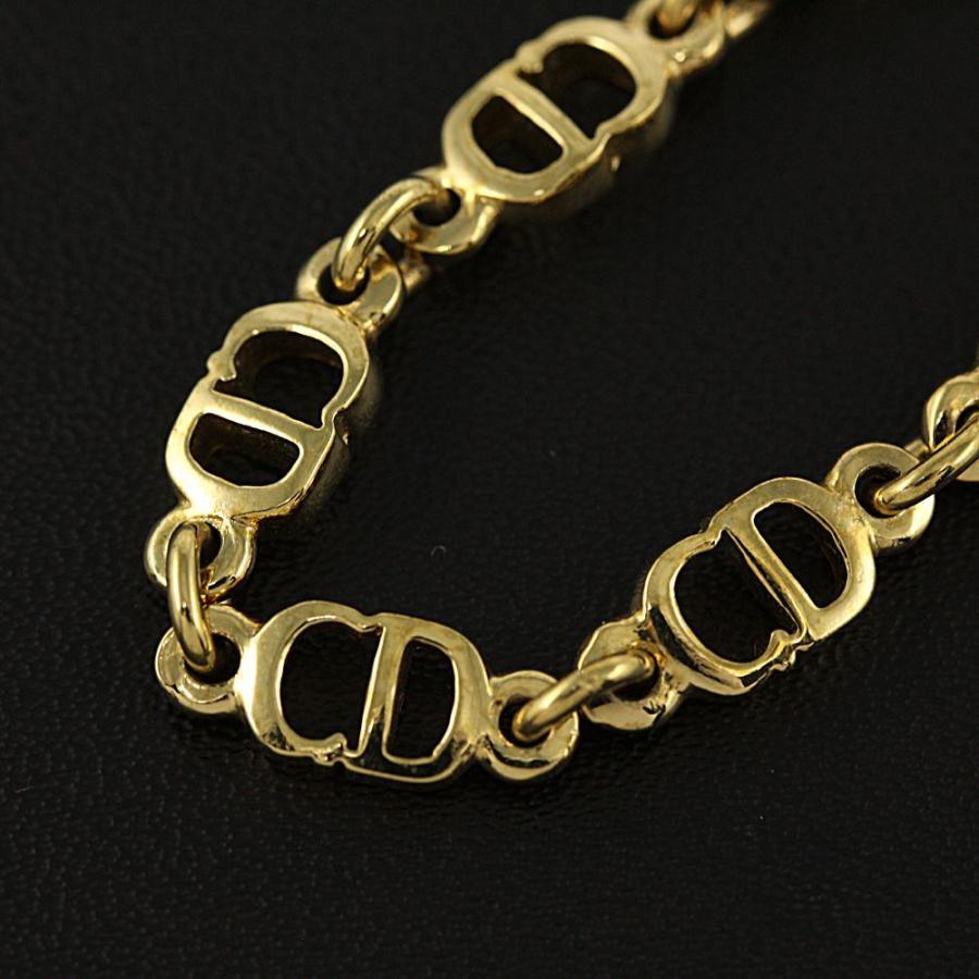 ディオール⭐Christian Dior ゴールド チェーンブレスレット 美品 クリスチャンディオール Christian Dior チェーンブレスレット