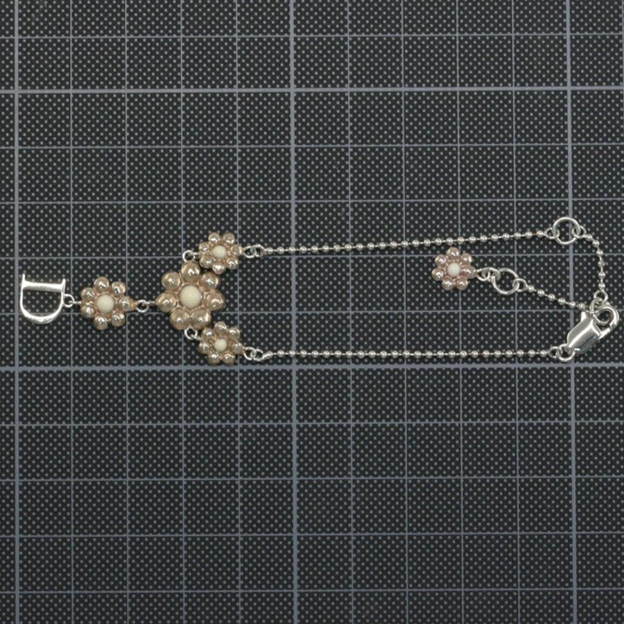 Dior フラワーモチーフ ブレスレット クリスチャンディオール フラワーモチーフ・フラワーチャーム