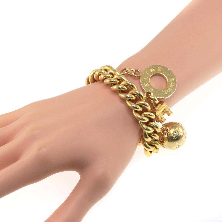 CELINE チャーム付きブレスレット