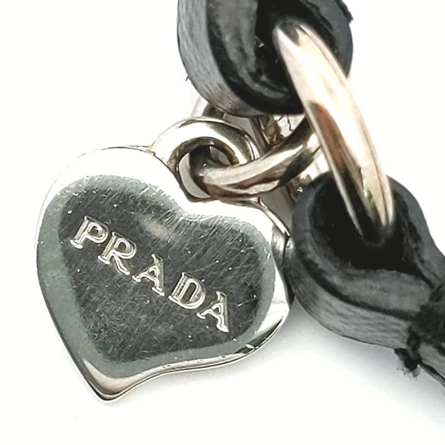 PRADA（プラダ） サフィアーノ ハートモチーフ・ラインストーン 