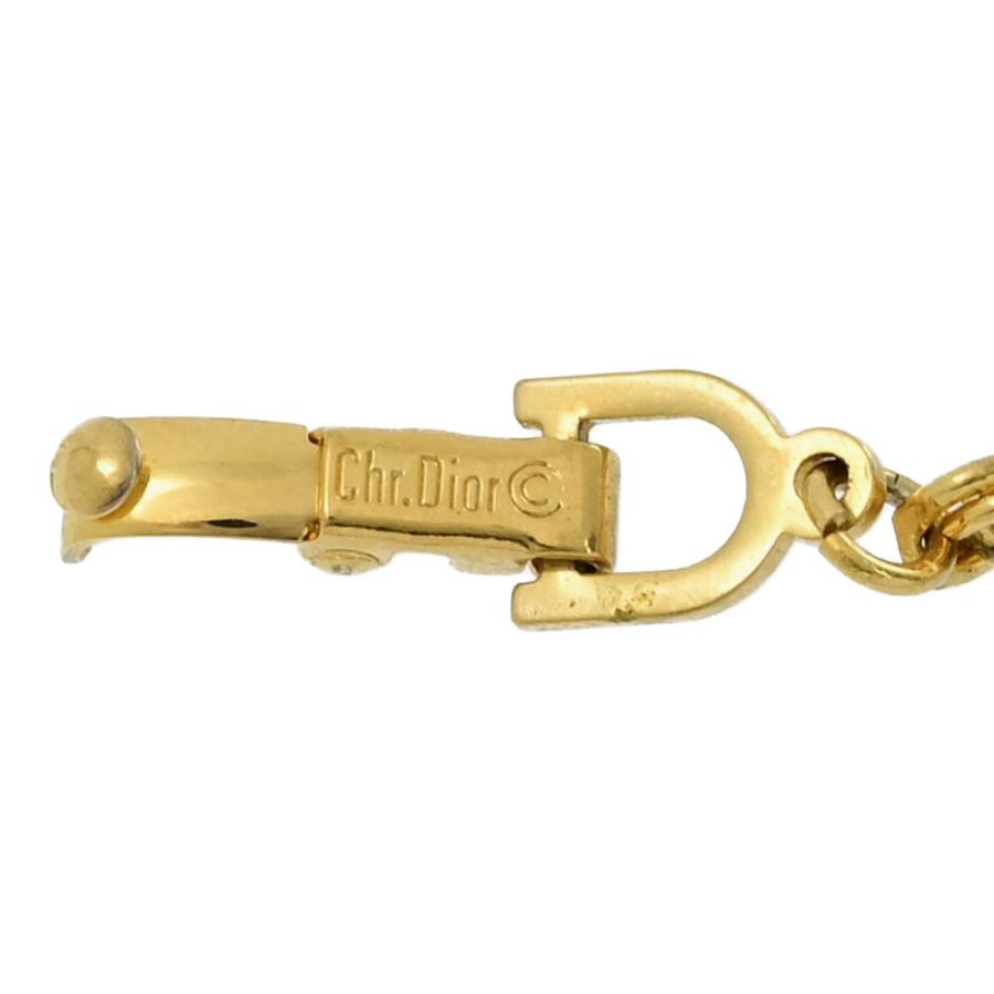 【美品】Christian Diorゴールドブレスレット　スクリュー Christian Dior クリスチャンディオール スクリューチェーン