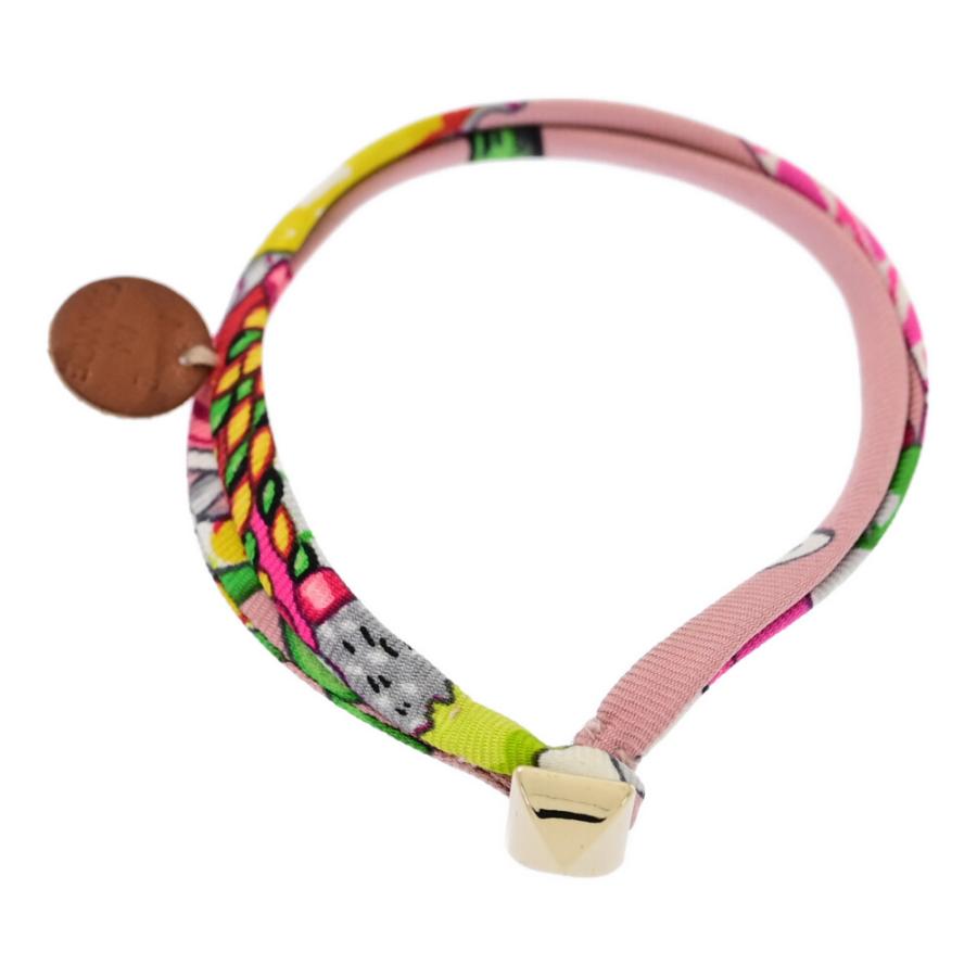 HERMES エルメス プティアッシュブレスレット/合金/メッキ-2.3g/ピンク 