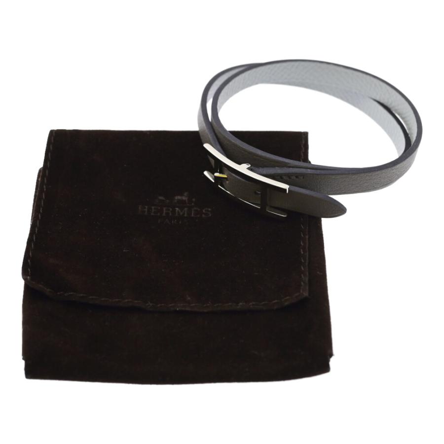 HERMES（エルメス） アピ3・2連 レザー ベルトブレスレット/合金