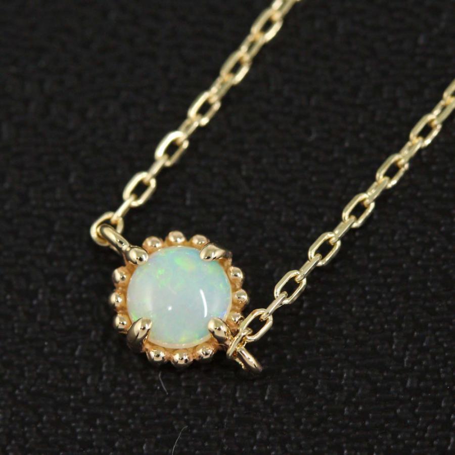 ete オパールブレスレット K10MPG オパール ブラウンダイヤモンド ブレスレット