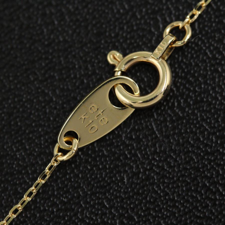 ete ゴールドチェーンオパールブレスレット ete エテ シンプルライン ライトオパールブレスレット/K10YG/416