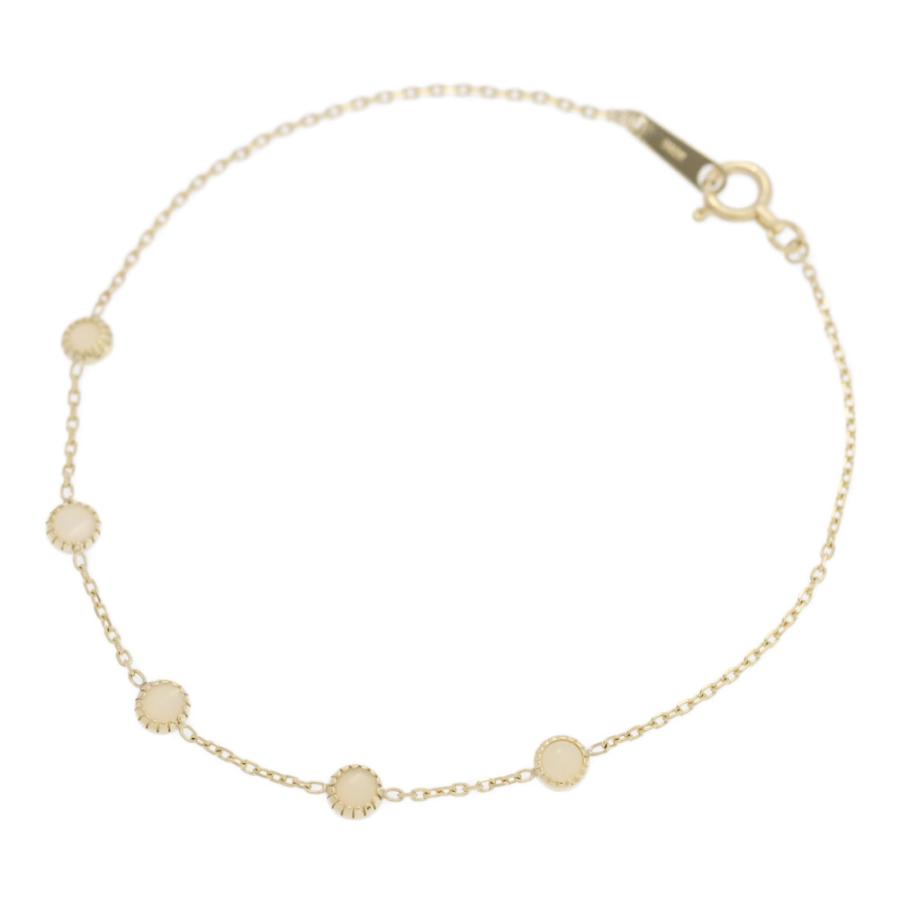 agete アガット オパール ブレスレット/K10YG/416-0.7g/イエロー