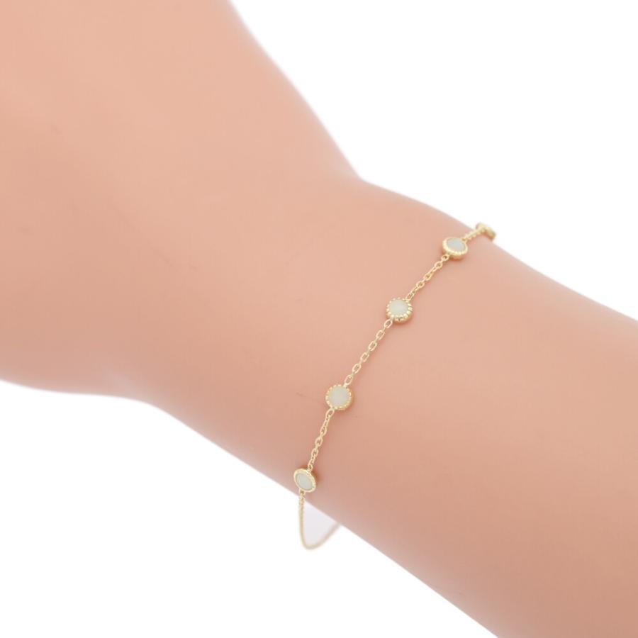 agete アガット オパール ブレスレット/K10YG/416-0.7g/イエロー