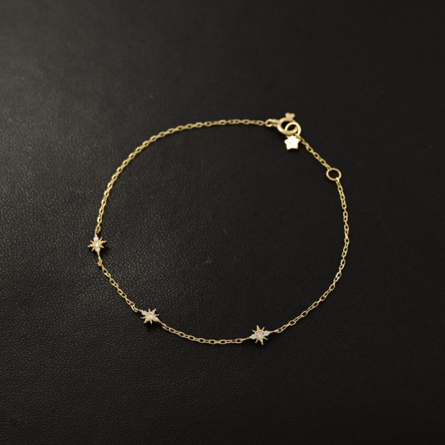 0.03ct STAR JEWELRY スタージュエリー スターモチーフ 9P 