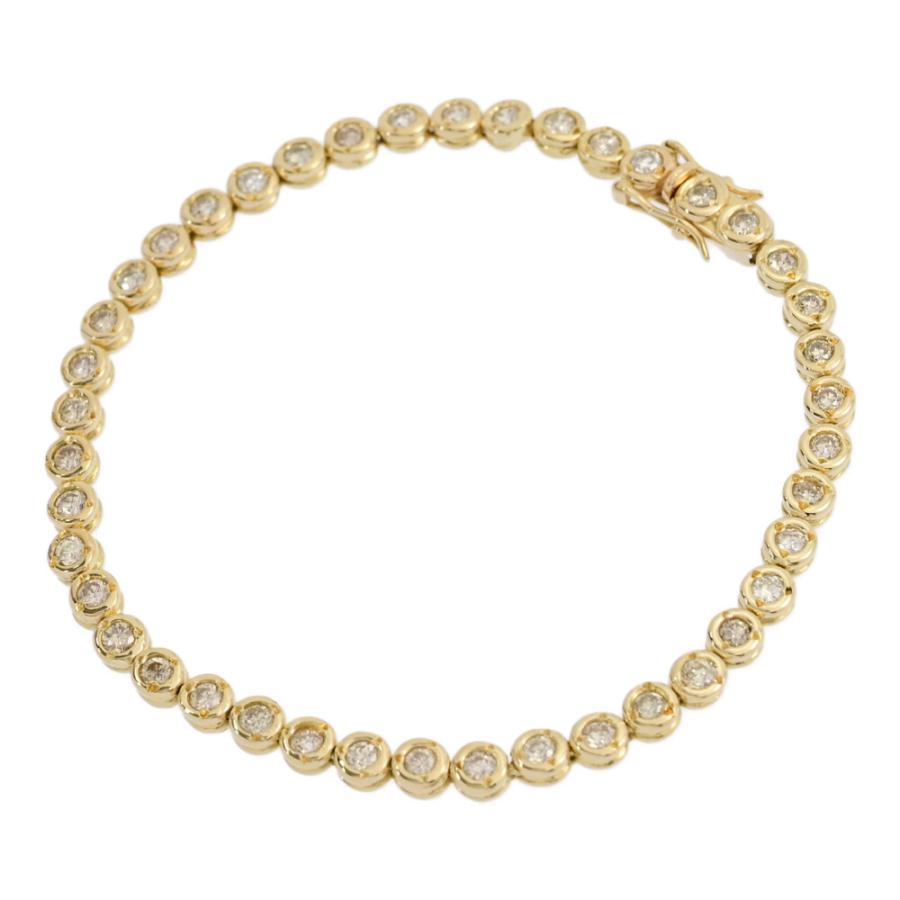 GSTV プラチナブラウンダイヤモンドテニスブレスレット GSTV プラチナブラウンダイヤモンドテニスブレスレット