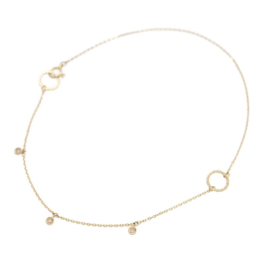 ✅【新品、未使用】Star Jewelry K10 ゴールド アンクレット STAR JEWELRY スタージュエリー アンクレット・ダイヤモンド