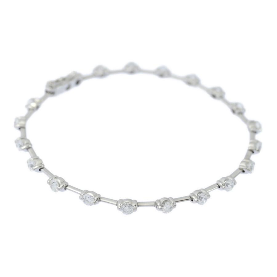 【De Beers】ダイヤモンド18K WGブレスレット De Beers】ダイヤモンド18K WGブレスレット De Beers】ダイヤモンド18K