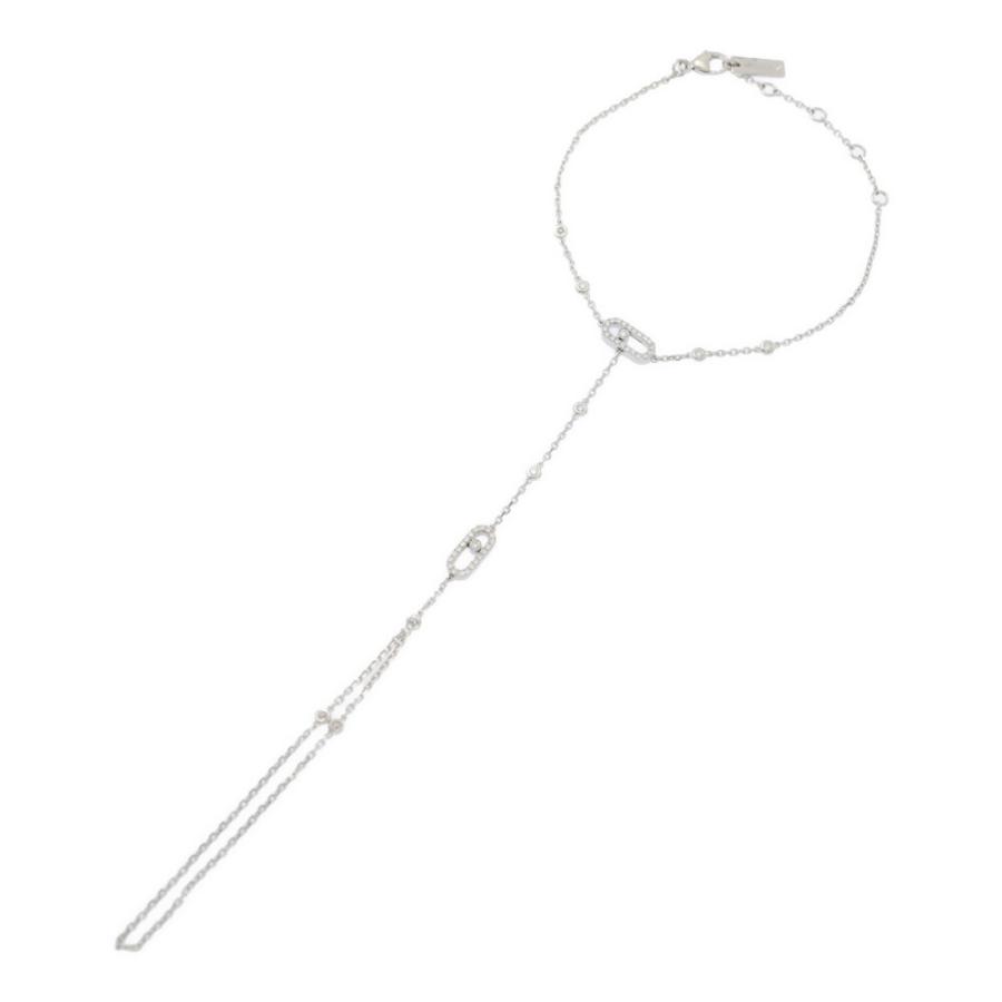 0.35ct/MESSIKA メシカ ムーヴ ウノ・ダイヤモンド ブレスレット/K18WG 