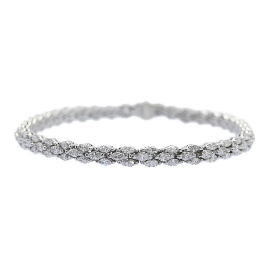 4.91ct/テニスセッティング・ダイヤモンドブレスレット/Pt900-19.8g