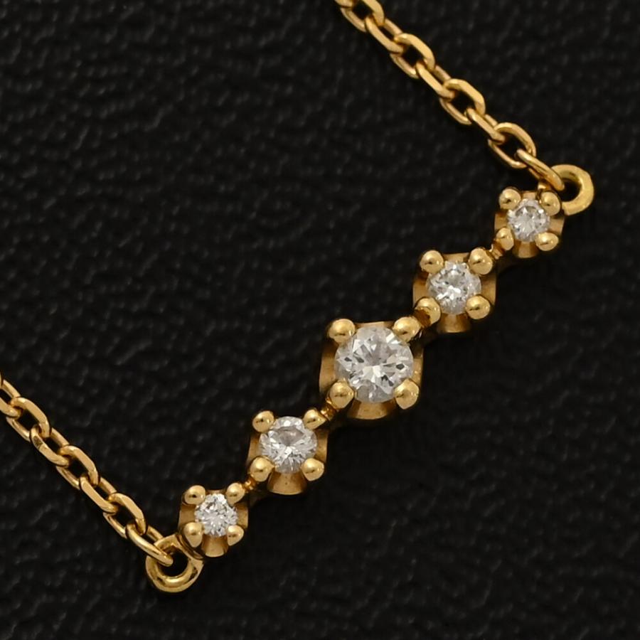 1g 4℃ ヨンドシー ダイヤモンドブレスレット/K18YG/750/イエロー