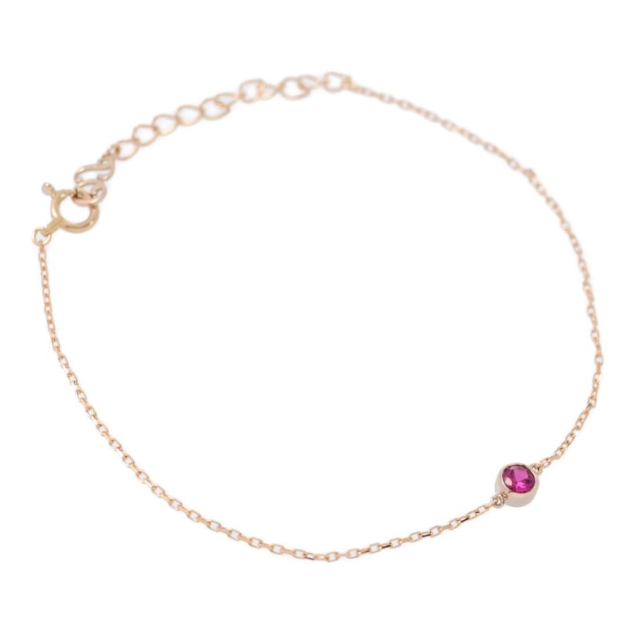 Orefice オレフィーチェ ルビー ブレスレット/K18PG-1.0g/ピンク