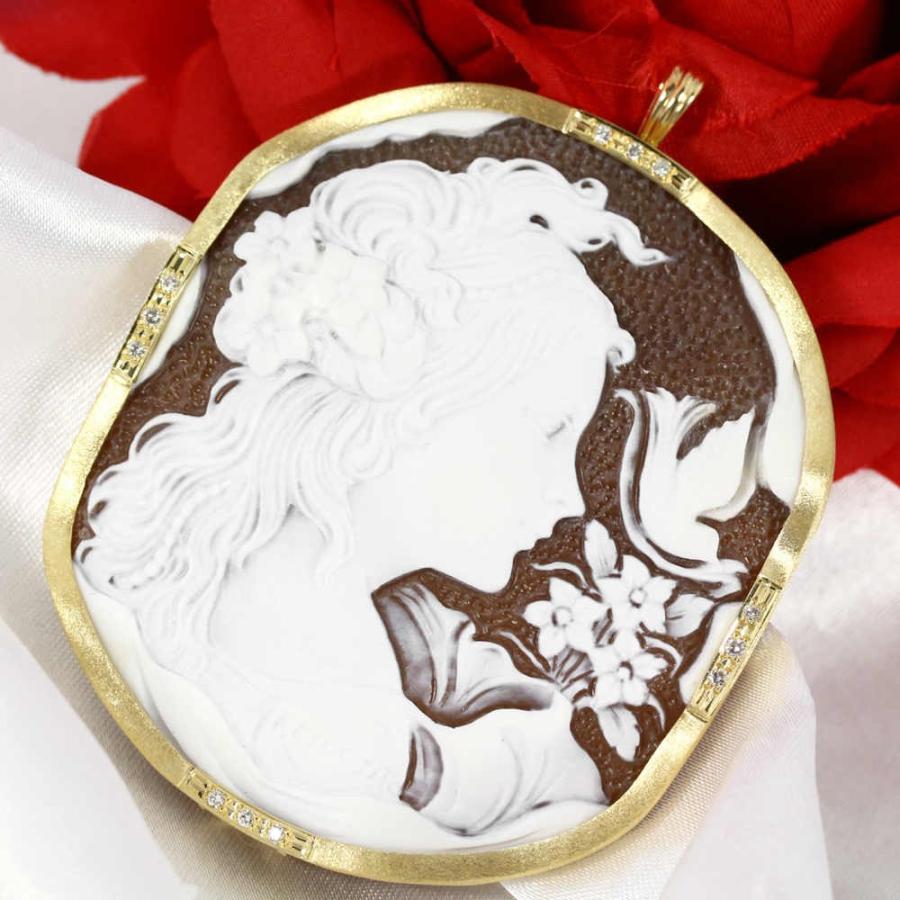 フランチェスコ エスポジート シェルカメオ・ペンダントヘッド