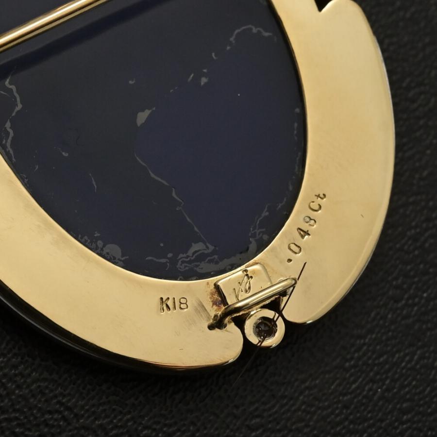 0.048ct エルヴィンパウリー シェルカメオ 女性像 シェル ストーン