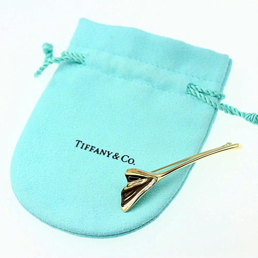 TIFFANY&Co.（ティファニー） イチョウ/リーフモチーフ ブローチ/K18YG