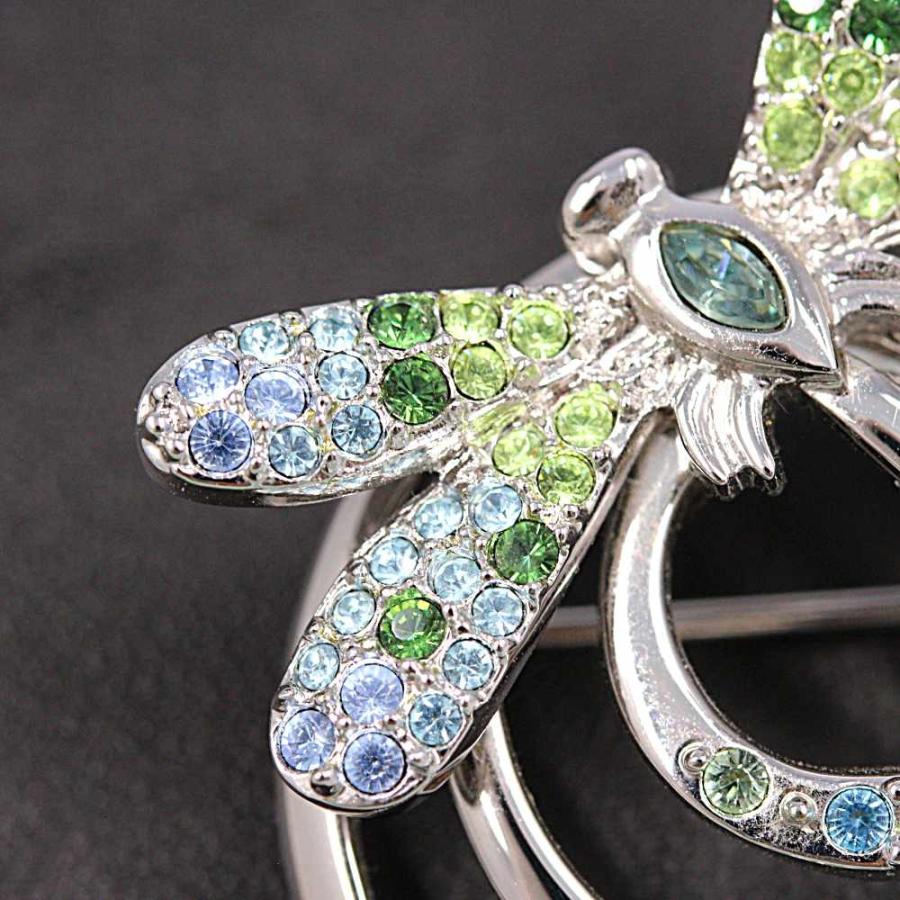 SWAROVSKI スワロフスキー トンボモチーフ・ブローチ