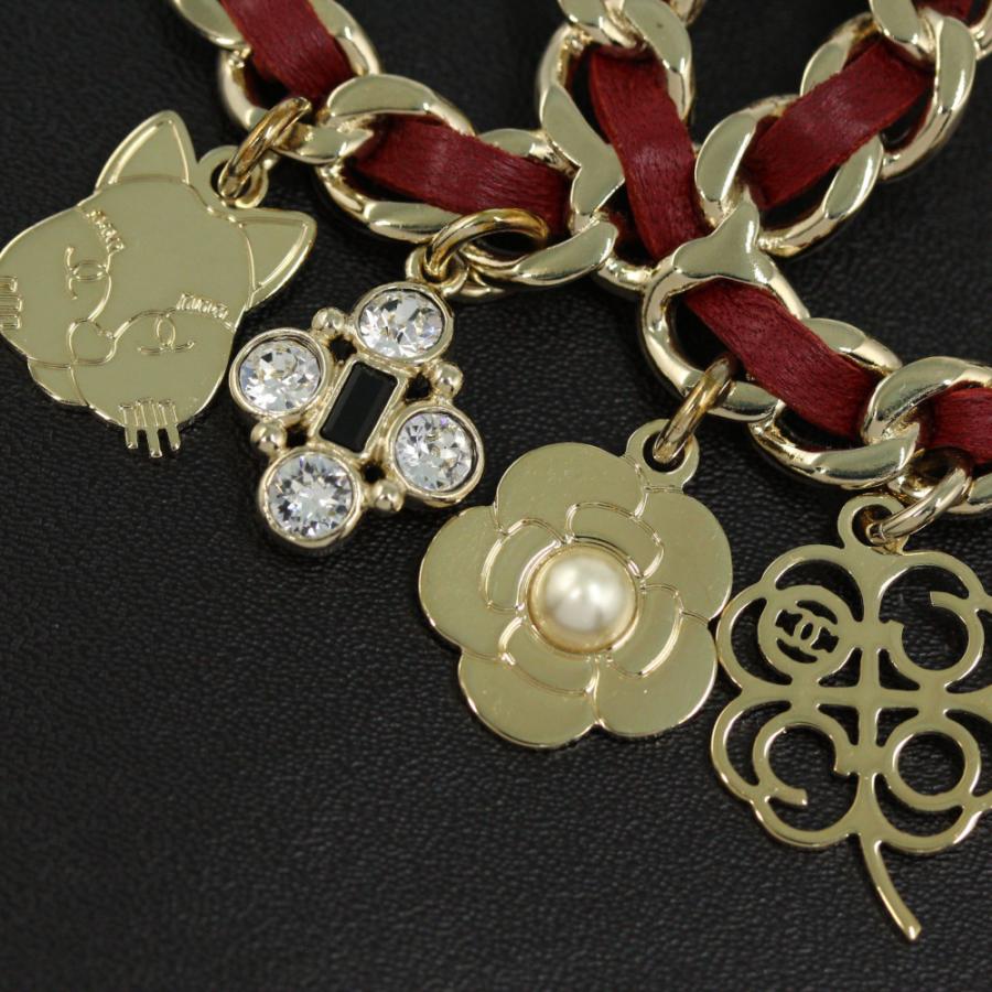 CHANEL（シャネル） アイコンチャーム ココマーク チェーン レザー