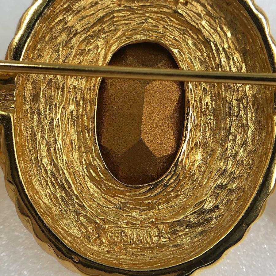 クリスチャンディオール カラーストーン ビジュー オーバル