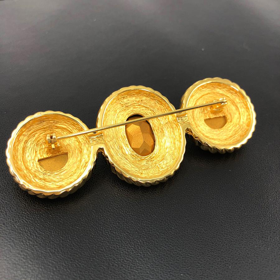 クリスチャンディオール カラーストーン ビジュー オーバル