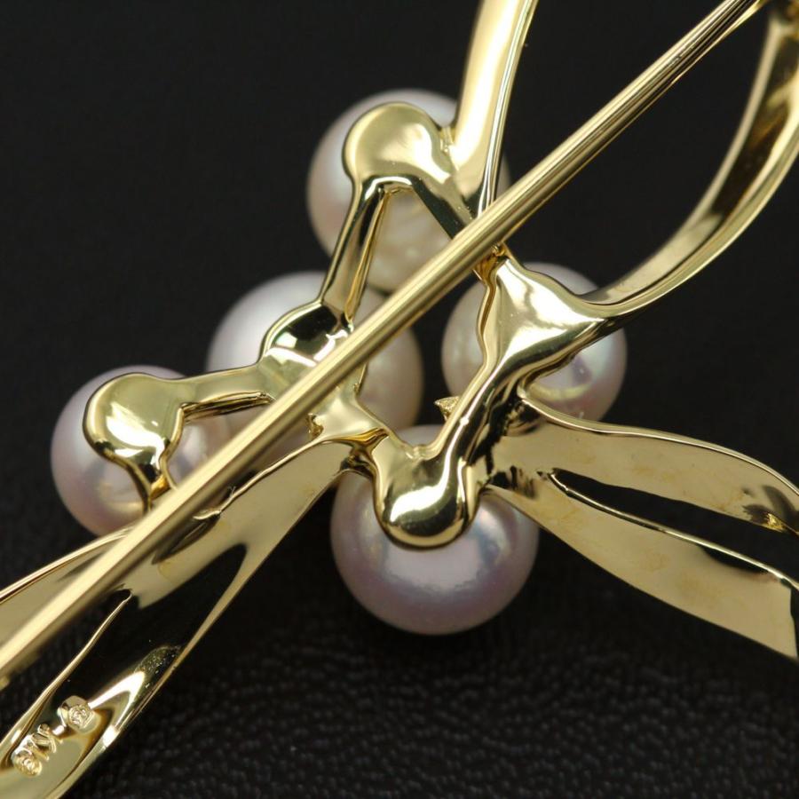 MIKIMOTO（ミキモト） 5P アコヤ真珠/パール ブローチ・ピンタック