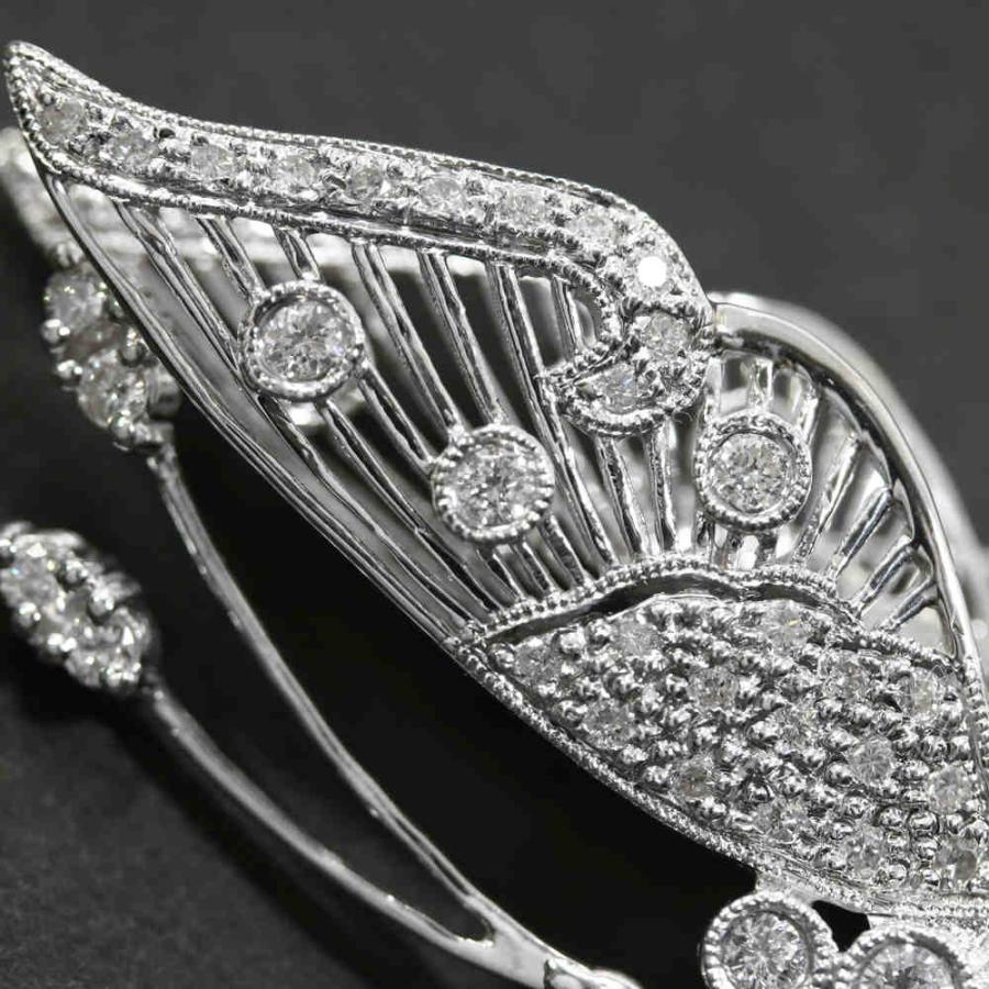 美品・箱付き】ジョージジェンセン／バタフライ モチーフ ブローチ