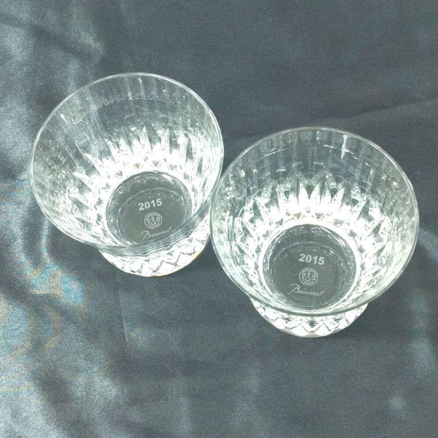 Baccarat - バカラ　ペアグラス　2015   Baccarat バカラ BACCARAT ローザ タンブラー ペアロックグラス・2015年