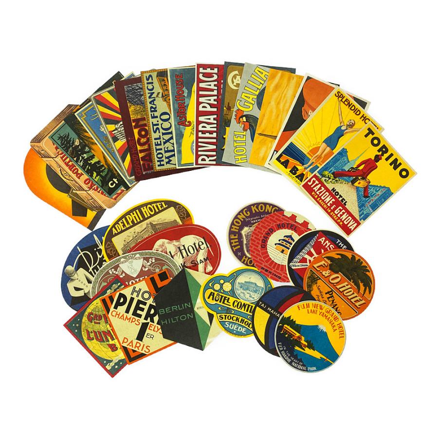 ルイヴィトン 30ポストカードホテルラベル インテリア/M99414/マルチ