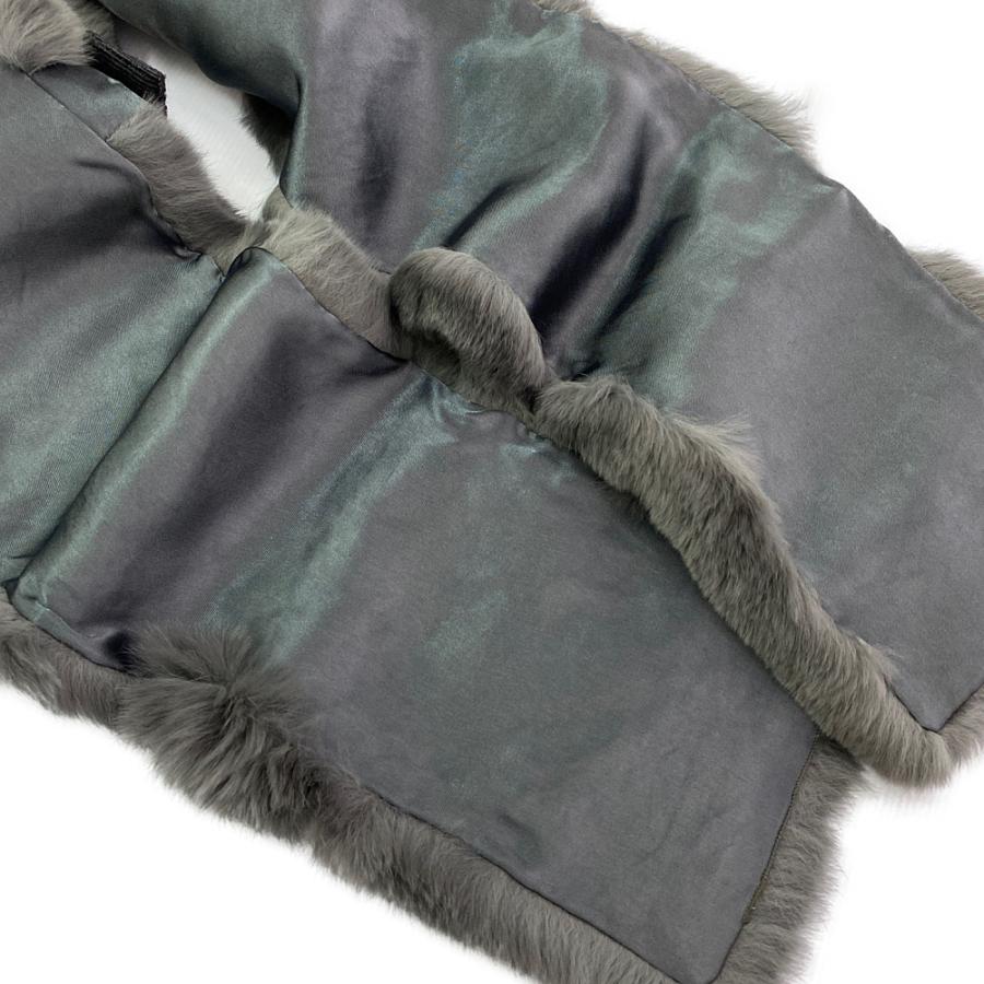 S Max Mara ネックウォーマー グレー 毛皮