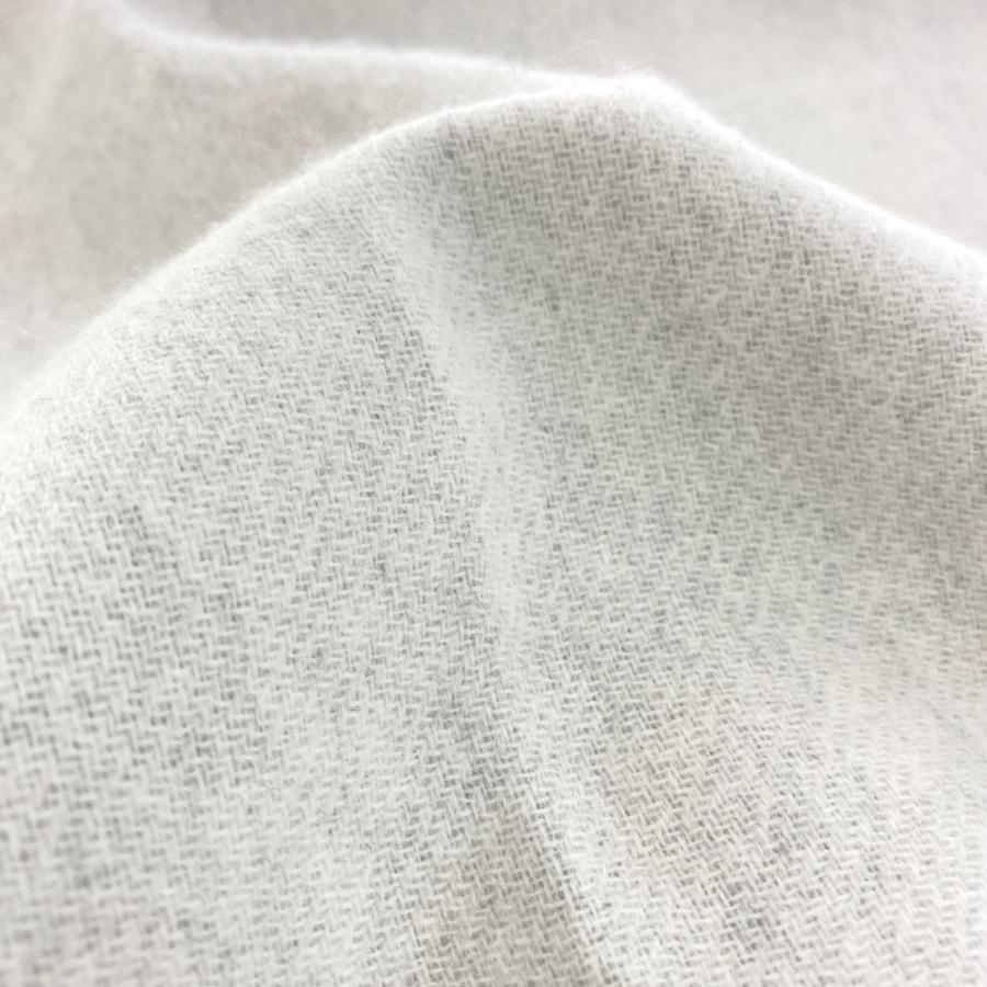 HERMES　エルメス　ストール ダブルフェイス　カシミヤ　マフラー　グレー HERMES エルメス ストール グレー カシミヤ HERMES エルメス マフラー