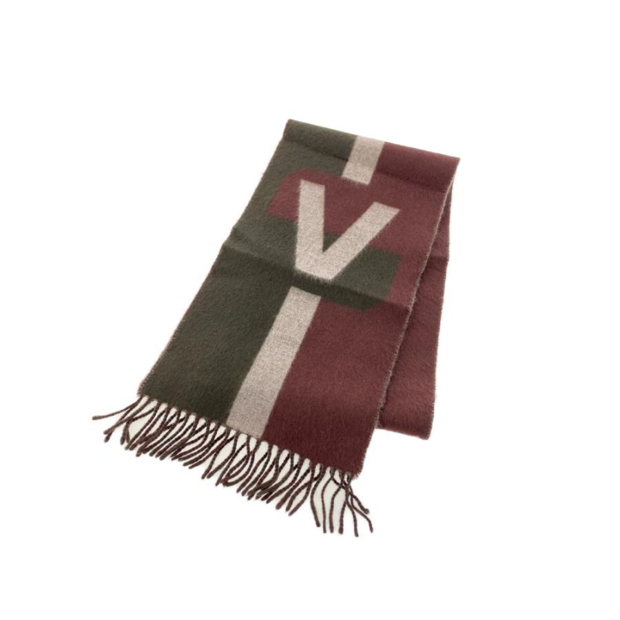 ルイヴィトン エシャルプ V レイストリック カシミヤウール