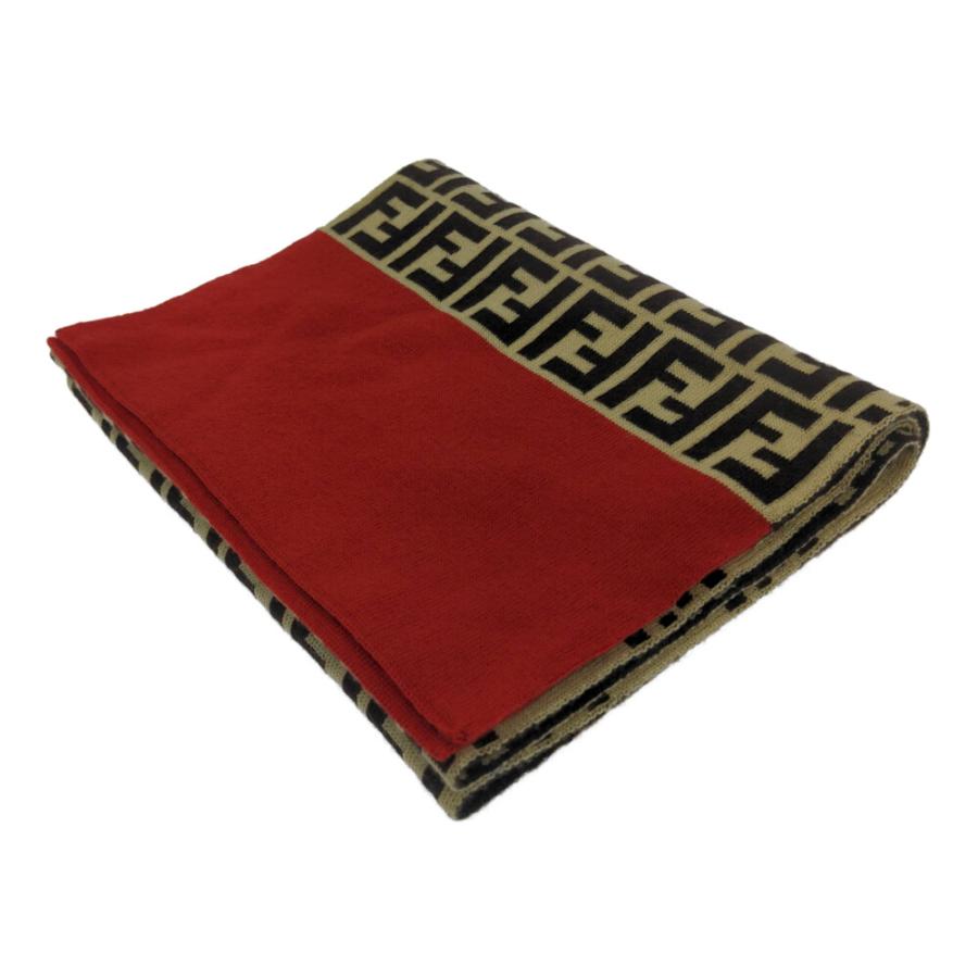 FENDI フェンディ ズッカ・SCIARPA LOGO QUADRATO FF マフラー