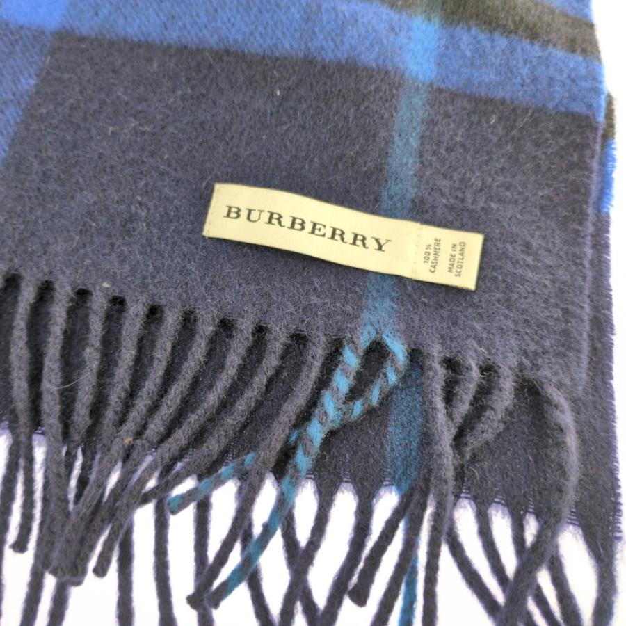BURBERRY（バーバリー） カシミヤ・チェック・マフラーネックウェア