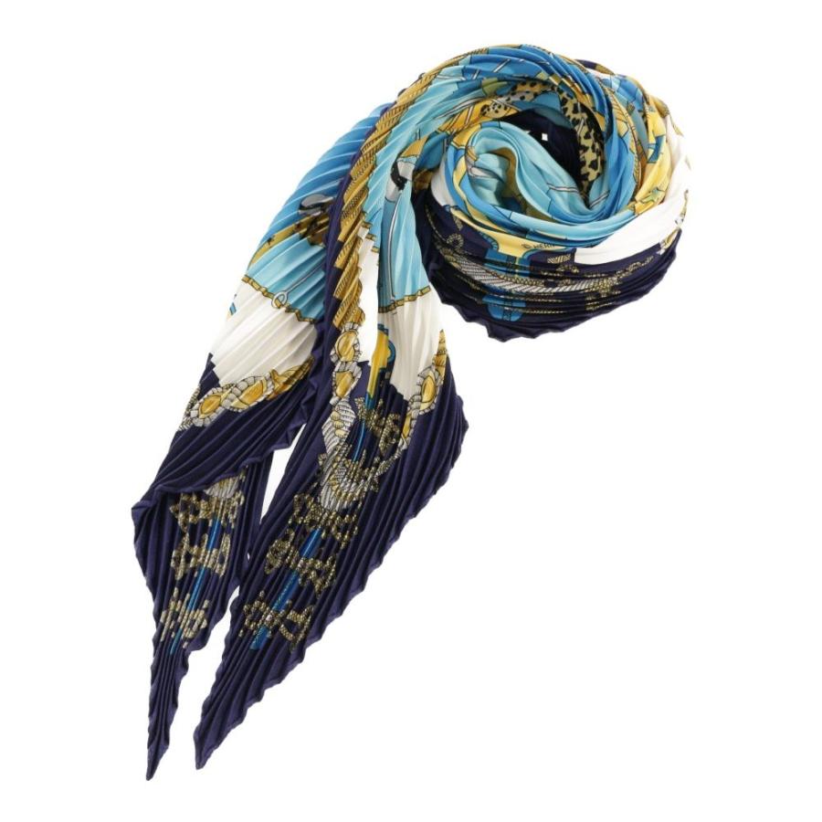 HERMES エルメス プリーツカレ・CIRCUS・スカーフネックウェア