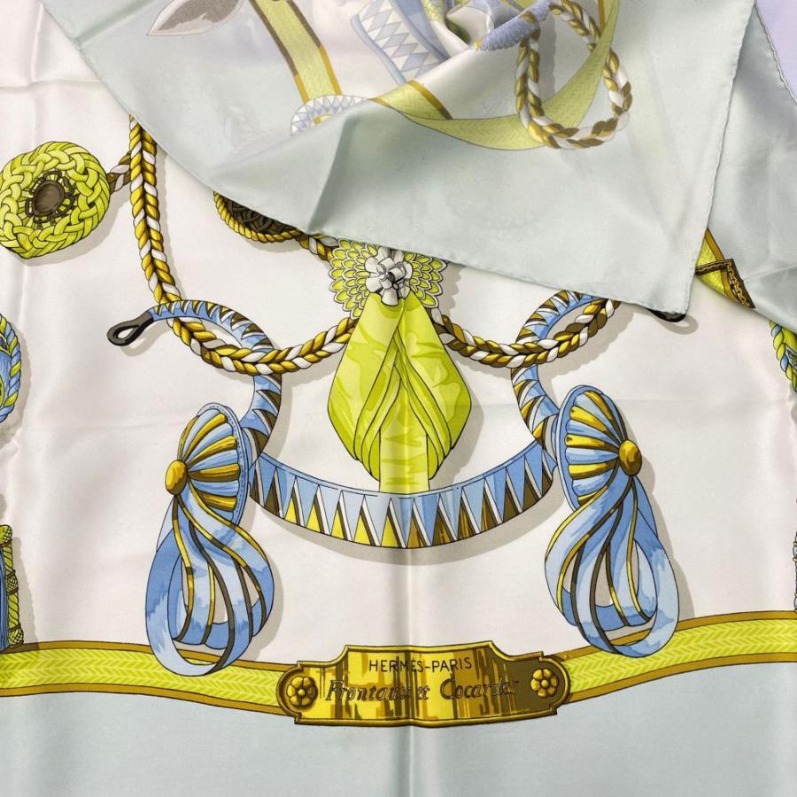 HERMES エルメス カレ90・Frontaux et Cocardes・前面ロゼット HERMES エルメス カレ90・Frontaux et Cocardes・前面ロゼット
