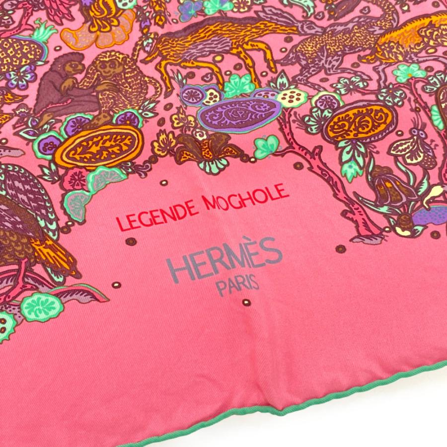 HERMES エルメス カレ90・LEGENDE MOGHOLE・シルクツイル スカーフ